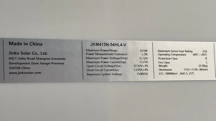 Modulo solare Bauer Solar BS-6MHB5-BLACK 360W