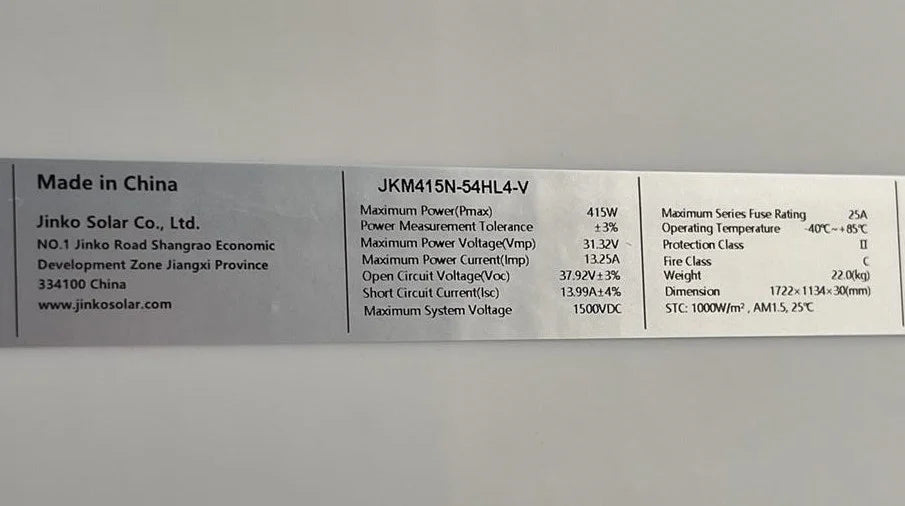 Modulo solare Bauer Solar BS-6MHB5-BLACK 360W