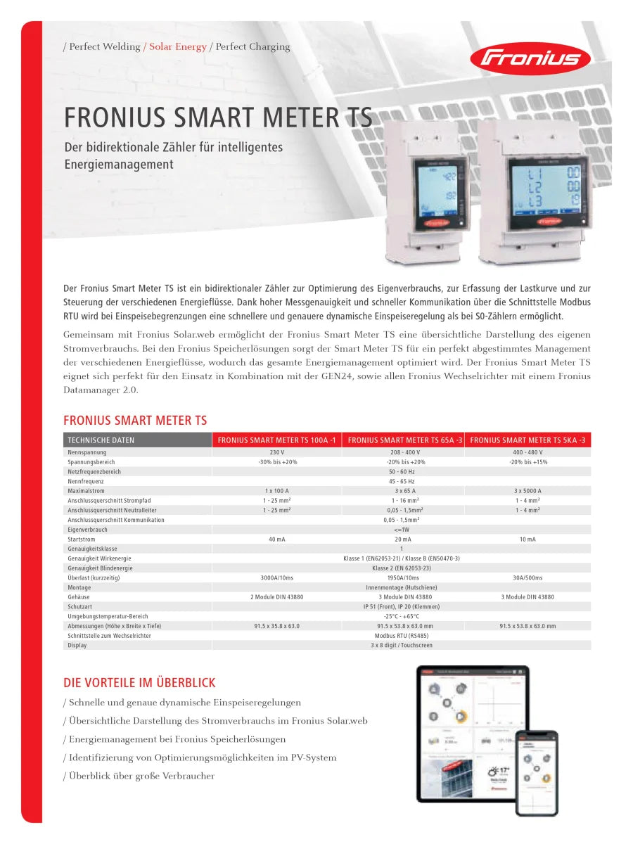 Contatore intelligente TS 100A -1 - Fronius