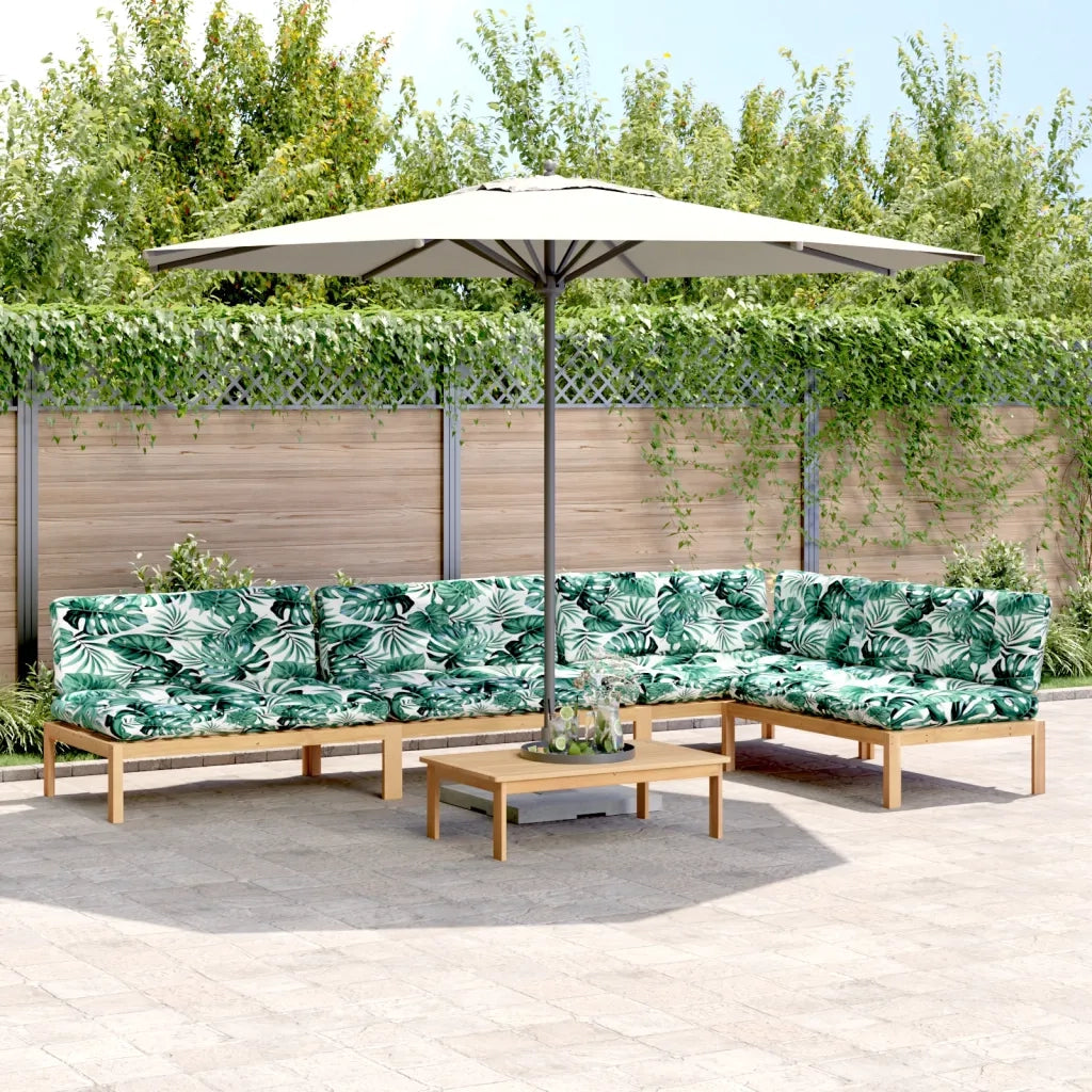 Set Divano Pallet Giardino 5pz con Cuscini Massello Acacia 3209342