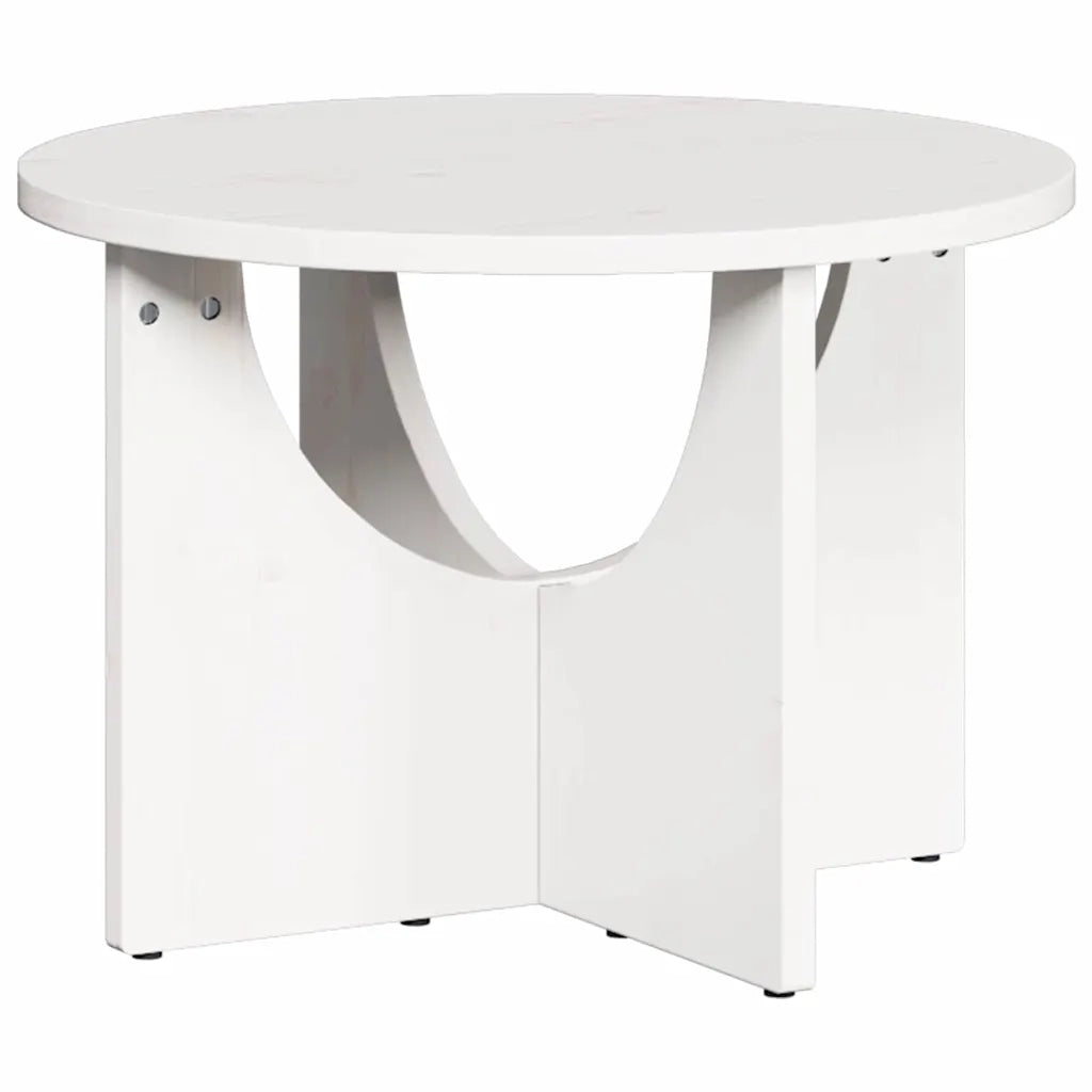 vidaXL Tavolino da salotto Bianco 50 x 50 x 35 cm