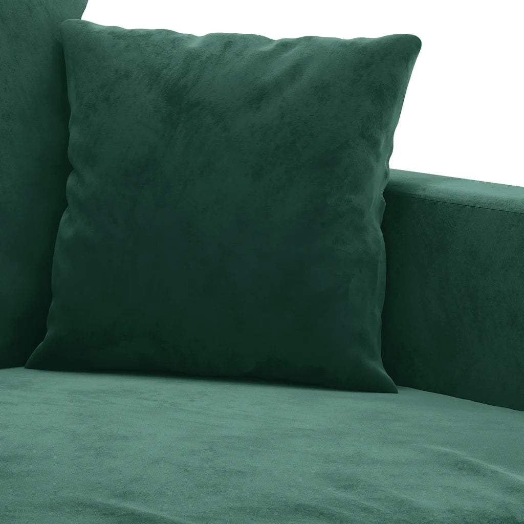 Divano | Divano da soggiorno | Sofa a 2 Posti Verde Scuro 140 cm in Velluto