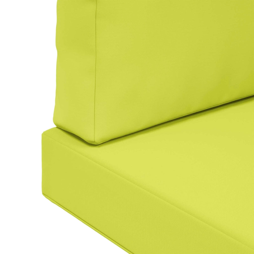 Cuscino per divano da esterno 3 pcs Verde Poliestere 900749
