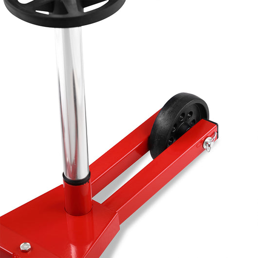 Albero Asta Porta Pneumatici in Ferro con Carrello Ruote Salvaspazio 4 Scomparti