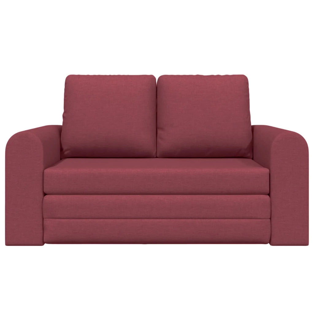 Divano letto 60cm Rosso Vino Tessuto 4106676