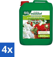 Meststof Liquida Geranio - Fioritura Ricca & Crescita Veloce - 5 L - Confezione Economica - 4 pezzi