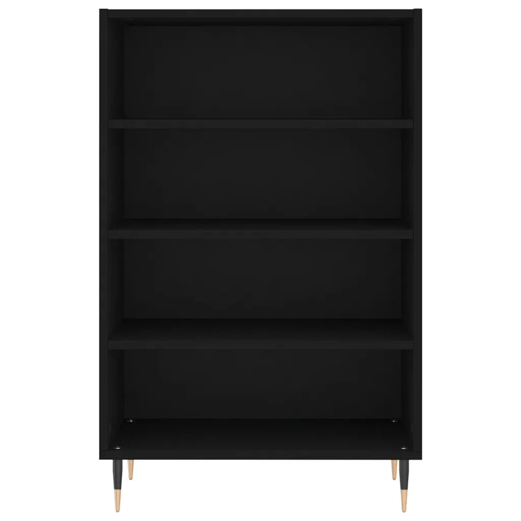 Credenza Nera 57x35x90 cm in Legno Multistrato 827221