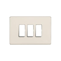 Placca magic 3 moduli Bticino