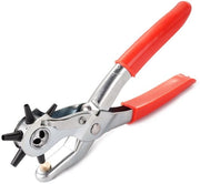 Perforatrice in pelle - Adattabile a sei fori - Rivettatrice professionale - Adatta per pelle - 360 gradi di inclinazione