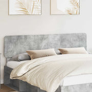 Testiera-Testata-Testiera Decorativa Grigio cemento 200 cm Legno multistrato 246322
