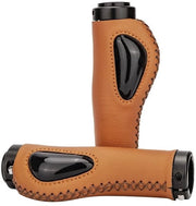 Manubrio di bicicletta con assorbimento di shock - manubrio in silicone - presa antiscivolo - silicone fluido - diametro 22,2 mm - forma di passeggiata comoda - manubri per bicicletta