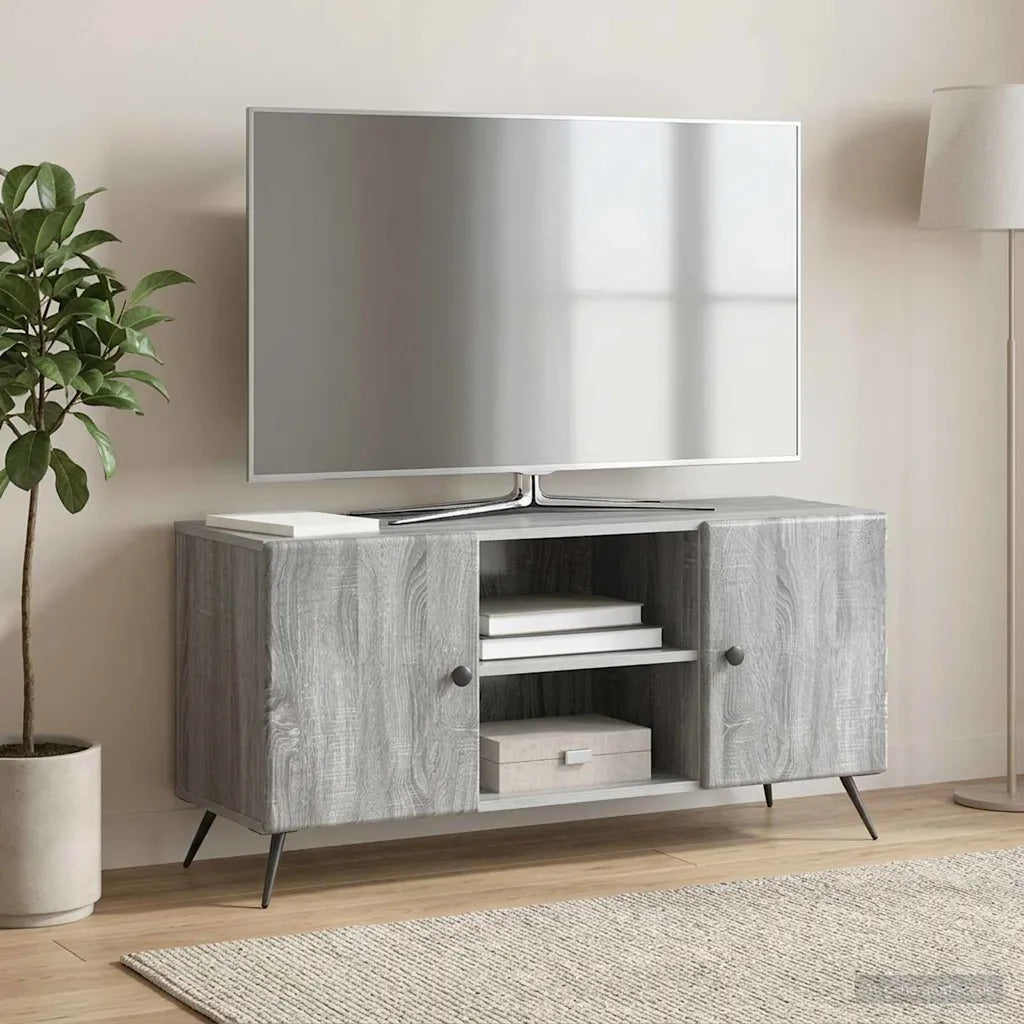 Mobile TV Grigio Sonoma 102 x 34,5 x 50 cm Legno ingegnerizzato 895621