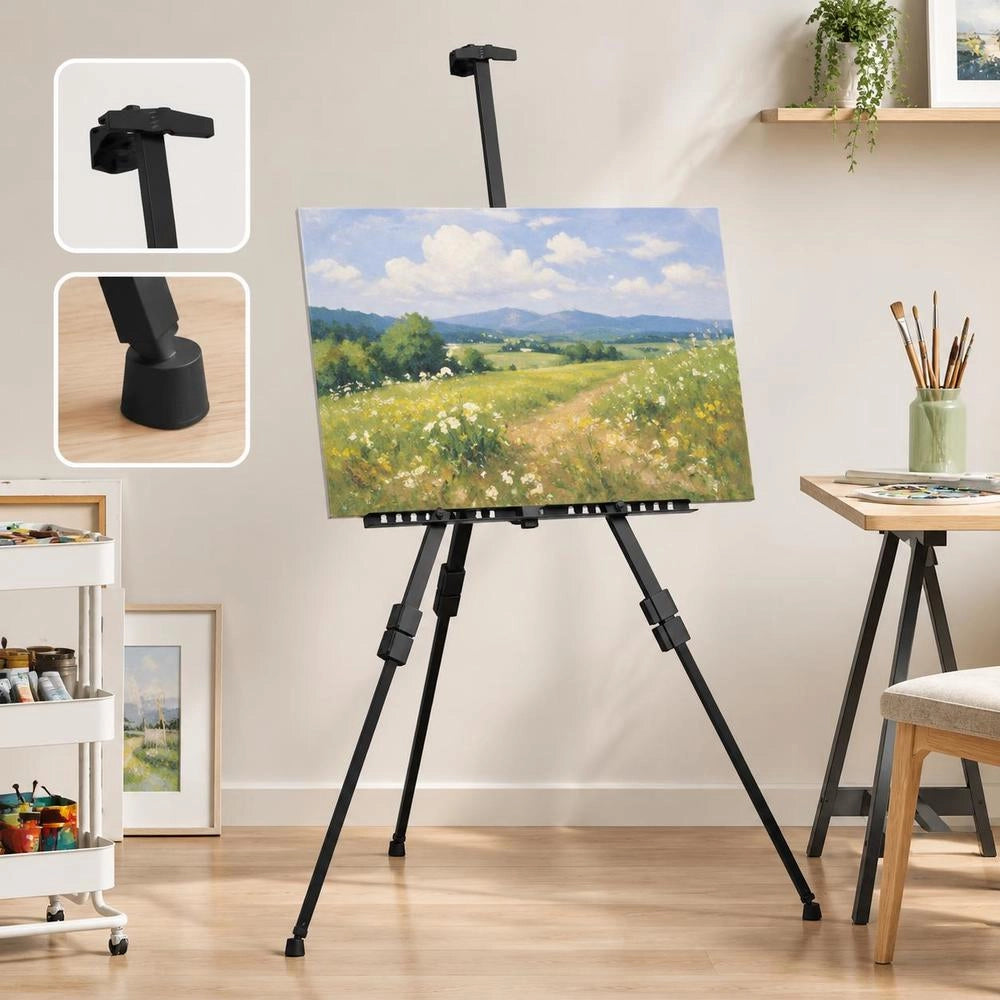 Adjustable Easel, Black Metal