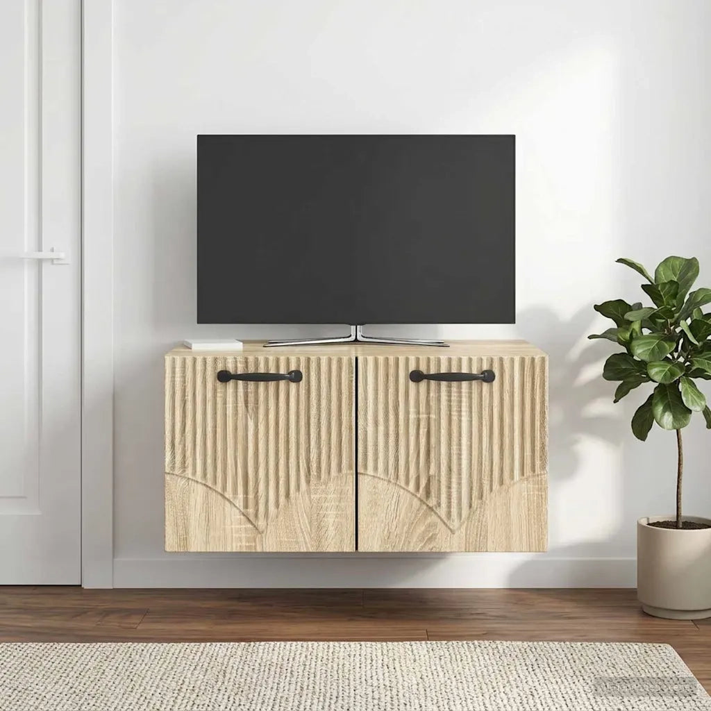 Mobile Porta TV da Muro Rovere Sonoma 59,5 x 41 x 30 cm 899017