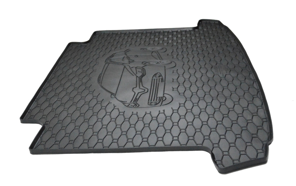 153B-428117 - Tappeto gomma baule - Renault Clio 4 Grandtour dal 2013, posizione baule superiore e inferiore