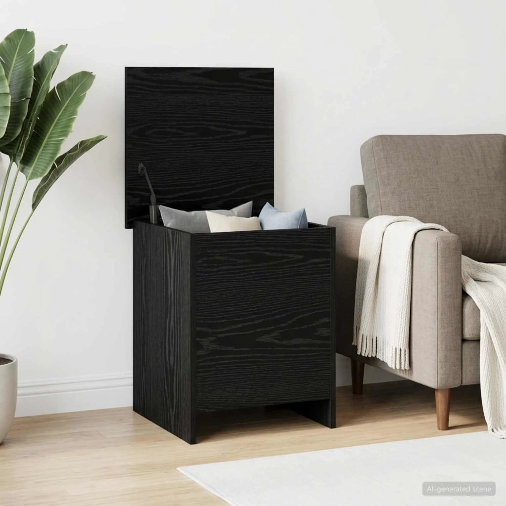 Cassa di stoccaggio Rovere Nero 40 x 40 x 50 cm 8011244
