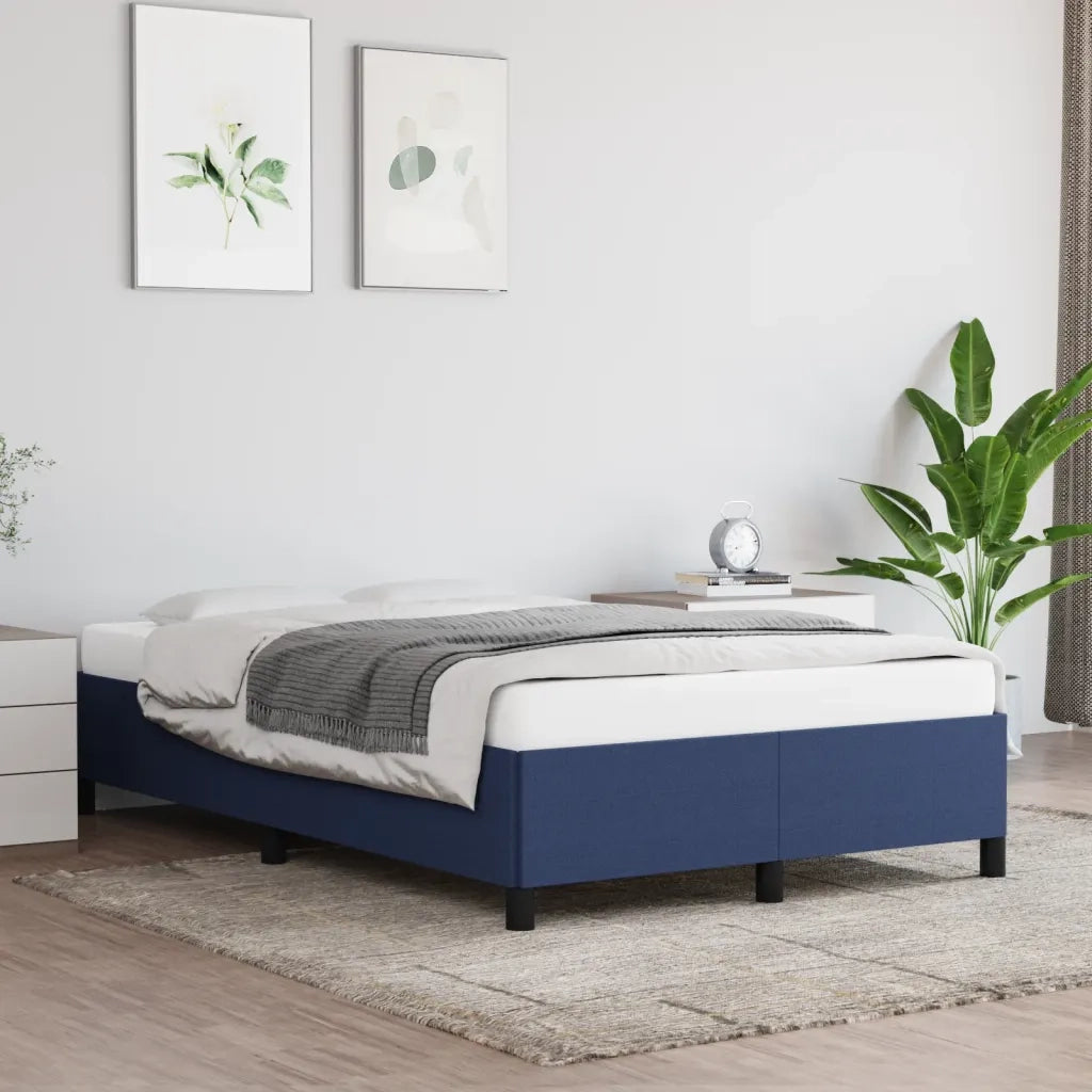 Giroletto senza Materasso Blu 120x200 cm in Tessuto 347056