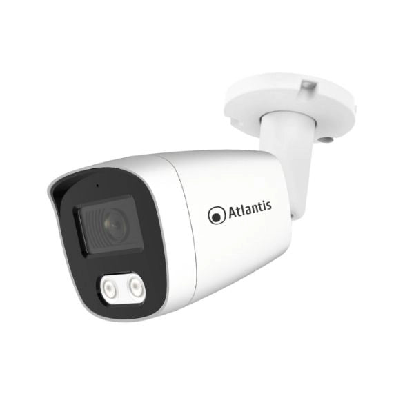 Videocamera atlantis ultraplex a11-u810a-bp ip poe bullet 8mpx 3872x2180 20fps h.264/265 1/2.7 cmos 2x ir array led 15moutdoor