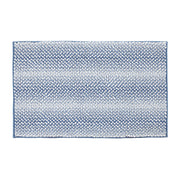 Tappeto bagno in ciniglia blu super soft 50x80 cm con retro antiscivolo Marea