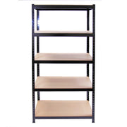 Scaffale T-Rax In Acciaio Senza Bulloni Nero 90cm