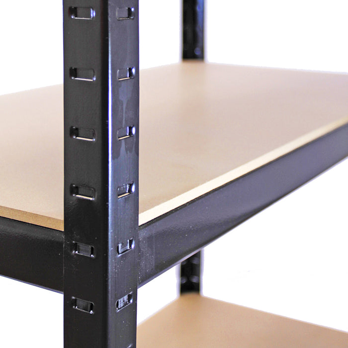 Scaffale T-Rax In Acciaio Senza Bulloni Nero 90cm