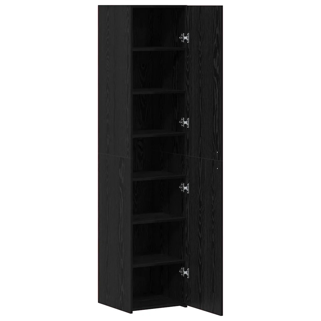Credenza Rovere Nero 40 x 42,5 x 185 cm 3365581