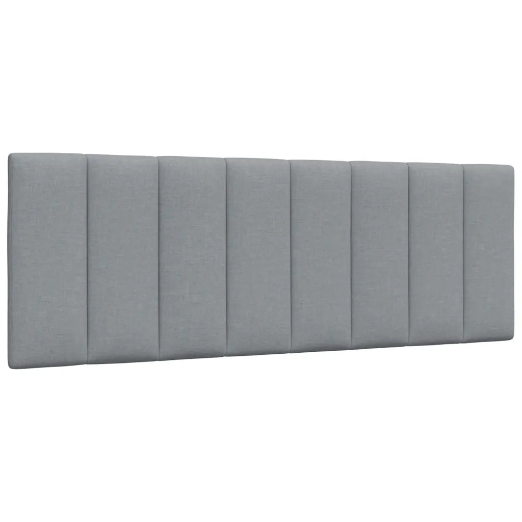 vidaXL Letto con Materasso Grigio Chiaro 140x200cm Tessuto
