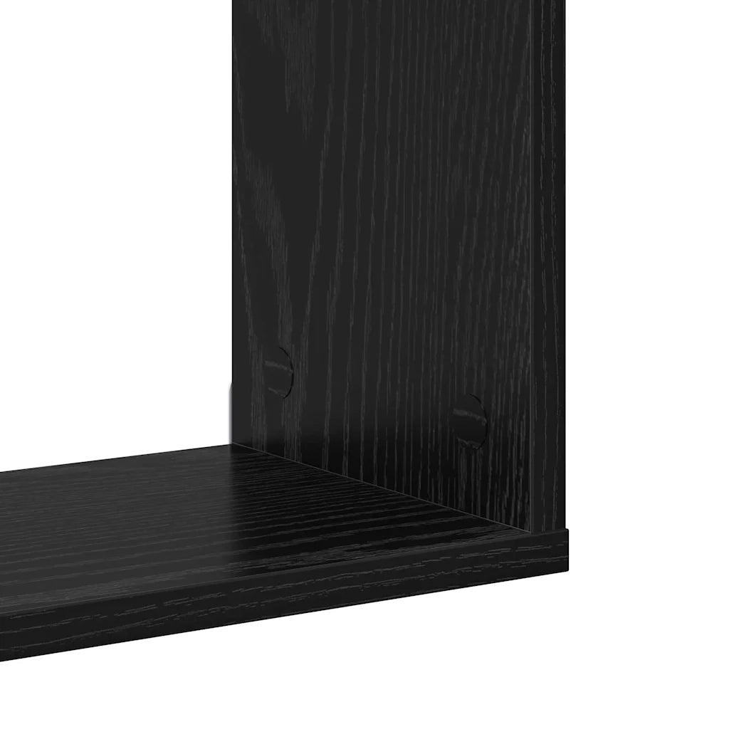Scaffale da parete A parete Nero Legno ingegnerizzato 869197