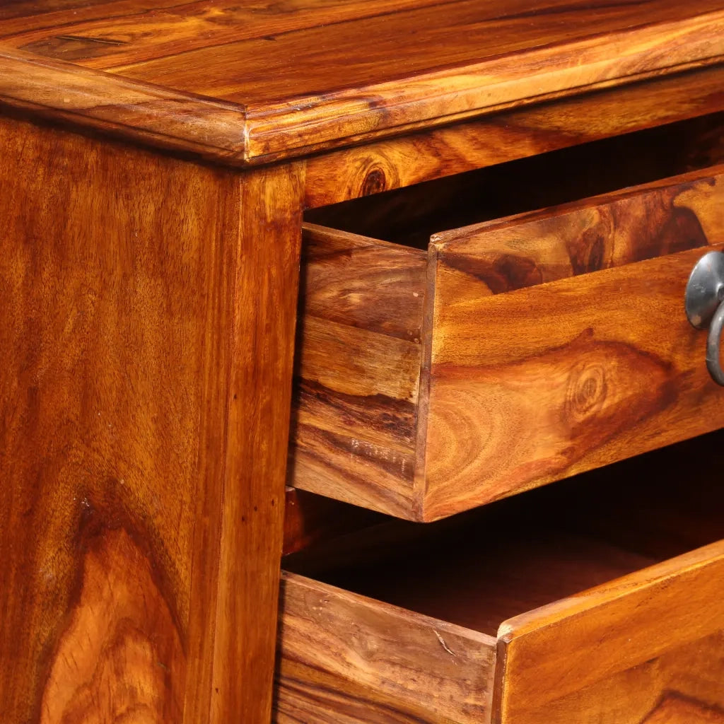 Mobile Porta TV in Legno Massello di Acacia 90x30x40 cm 245160