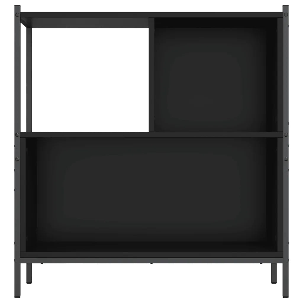 Libreria Nera 72x28x77,5 cm in Legno Multistrato 838878