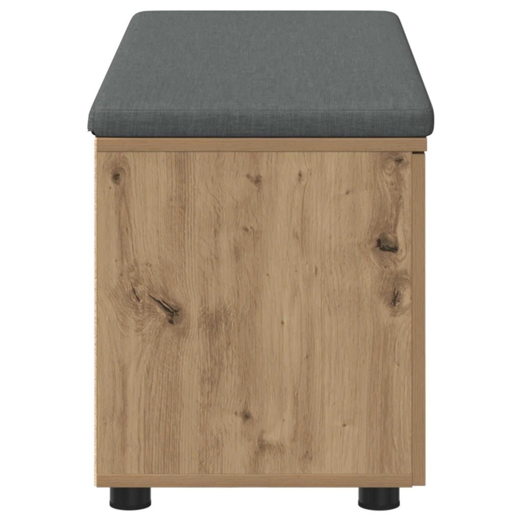 Panca per scarpe con cuscino Rovere Artigianale 906113