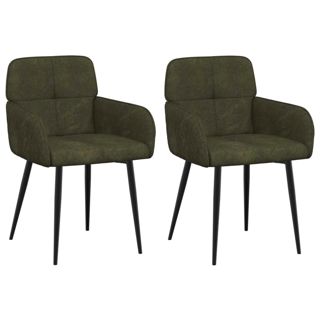 Sedie da pranzo 2 pcs Pelle Scamosciata Sintetica 42034306