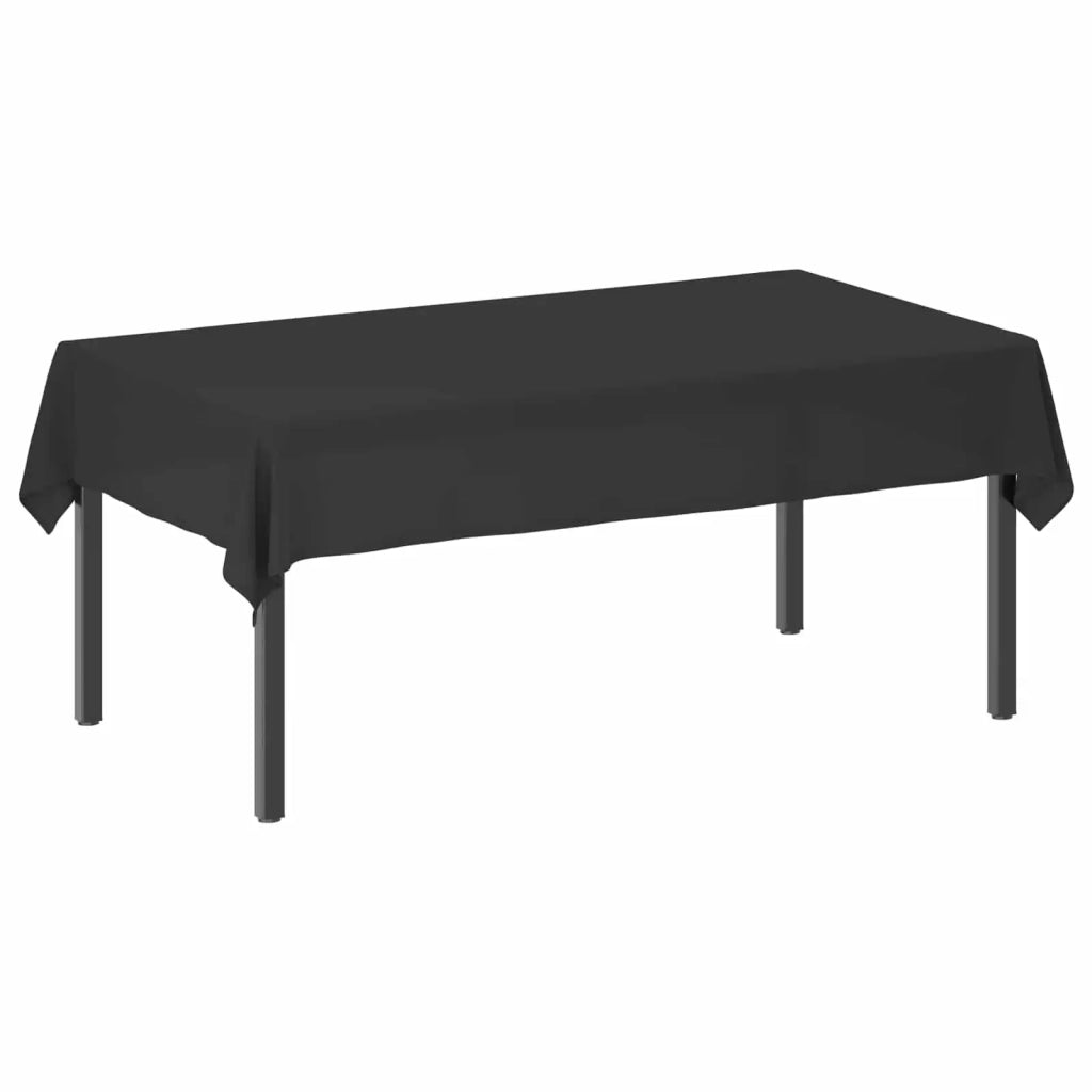 Tovaglia da Tavolo Grigio Scuro 140 x 220 cm Poliestere 42039876