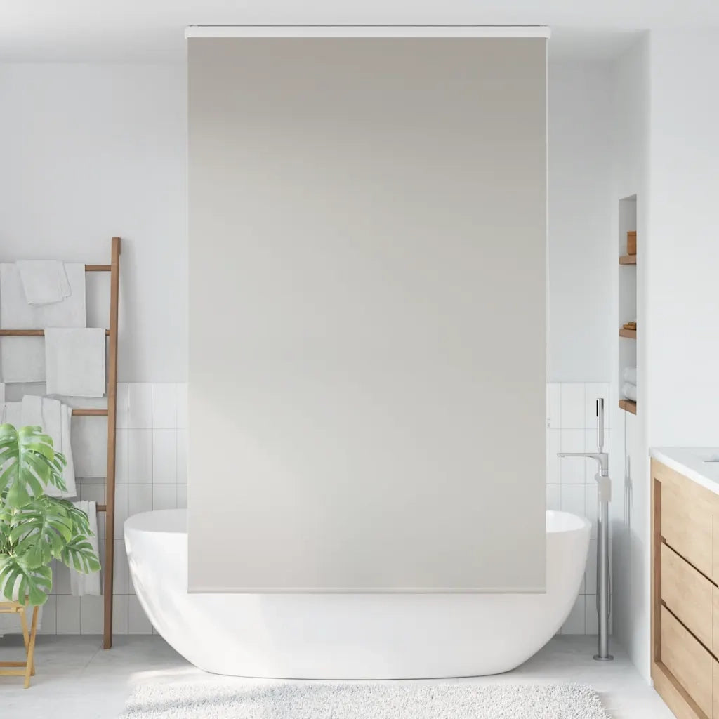 Tenda a rullo | Tenda avvolgibile Doccia con Cassonetto 120x240cm Larghezza Tessuto