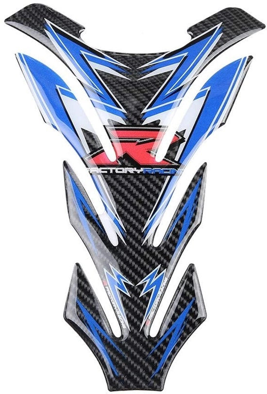 Sticker per Tanica di Motocicletta - Materiale in Fibra di Carbonio Reale - Protezione per la Tanica - Sostenibile - Resistente alle Intemperie - Progetto Innovativo