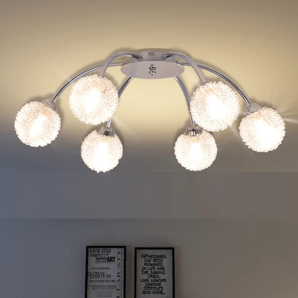 Lampadario da Soffitto con 6 Lampadine LED G9 240 W CFW2284986