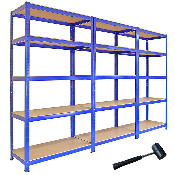 Scaffali da Garage T-Rax ad Incastro Scaffalature da Officina Magazzino - Blu