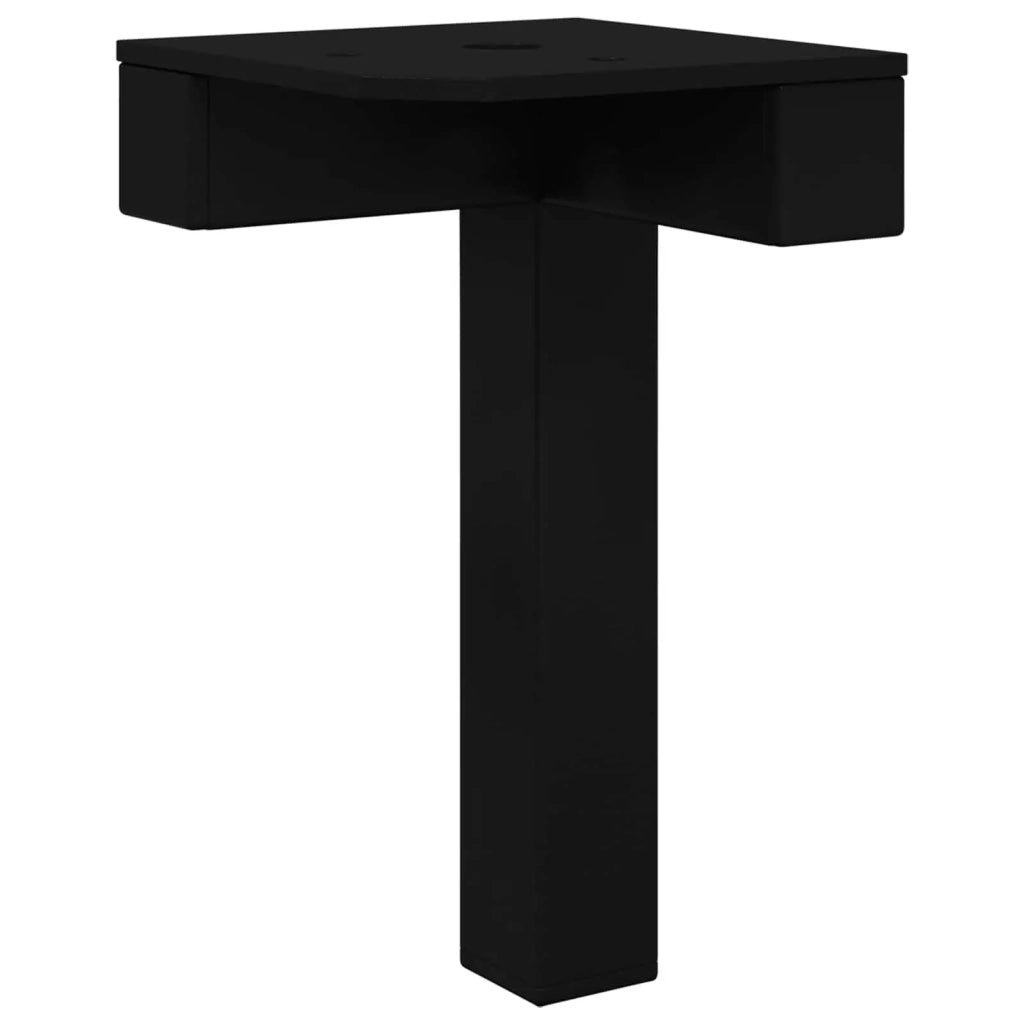 Piedi in piedi 2 pz Nero 57 x 57 x 100 mm Ferro CFW1850069