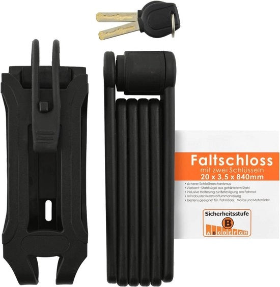 Fermo slot per biciclette elettriche e fatbike - Fermo bicicletta - Adatto a ogni tipo di bicicletta - Con supporto