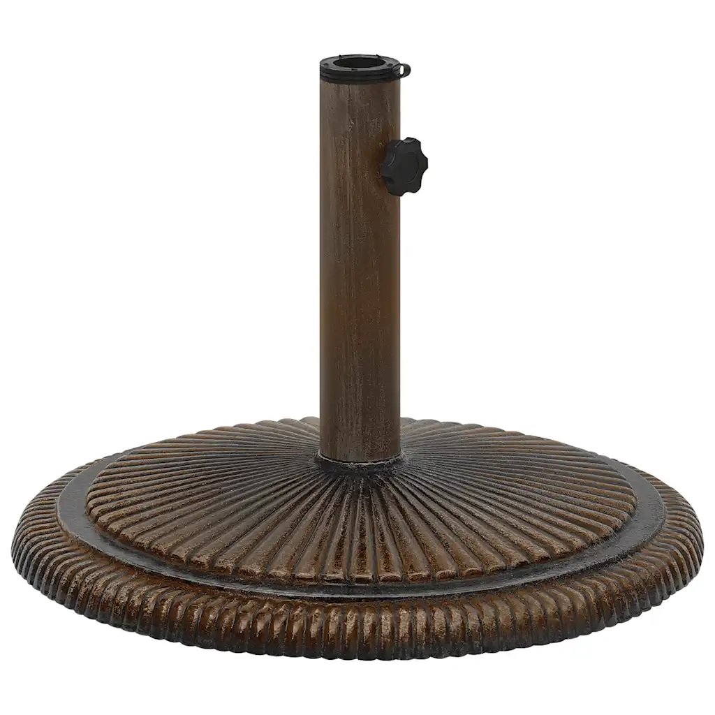 Base per Ombrellone Bronzo 45x45x30 cm in Ghisa 317771