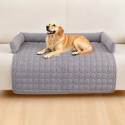 Cuscino per Cani Premium - Protezione per la Cucina, Cuscino per Cani Manuale e Lavabile, Gomitolo per Cani morbido per Tutte le Taglie (Tessuto Grigio chiaro, 75 x 75CM)