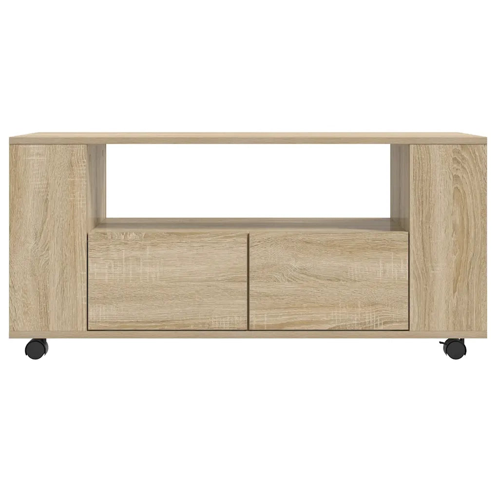 Mobile TV-Credenza per TV-Console TV Rovere Sonoma 102x34,5x43 cm in Legno Multistrato