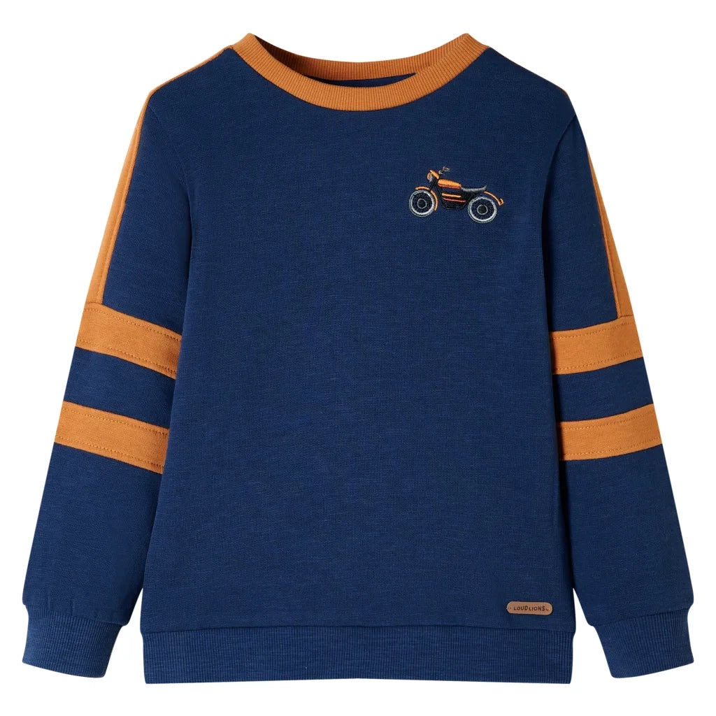 Felpa per Bambini Blu Indaco 92cod mxl 109325