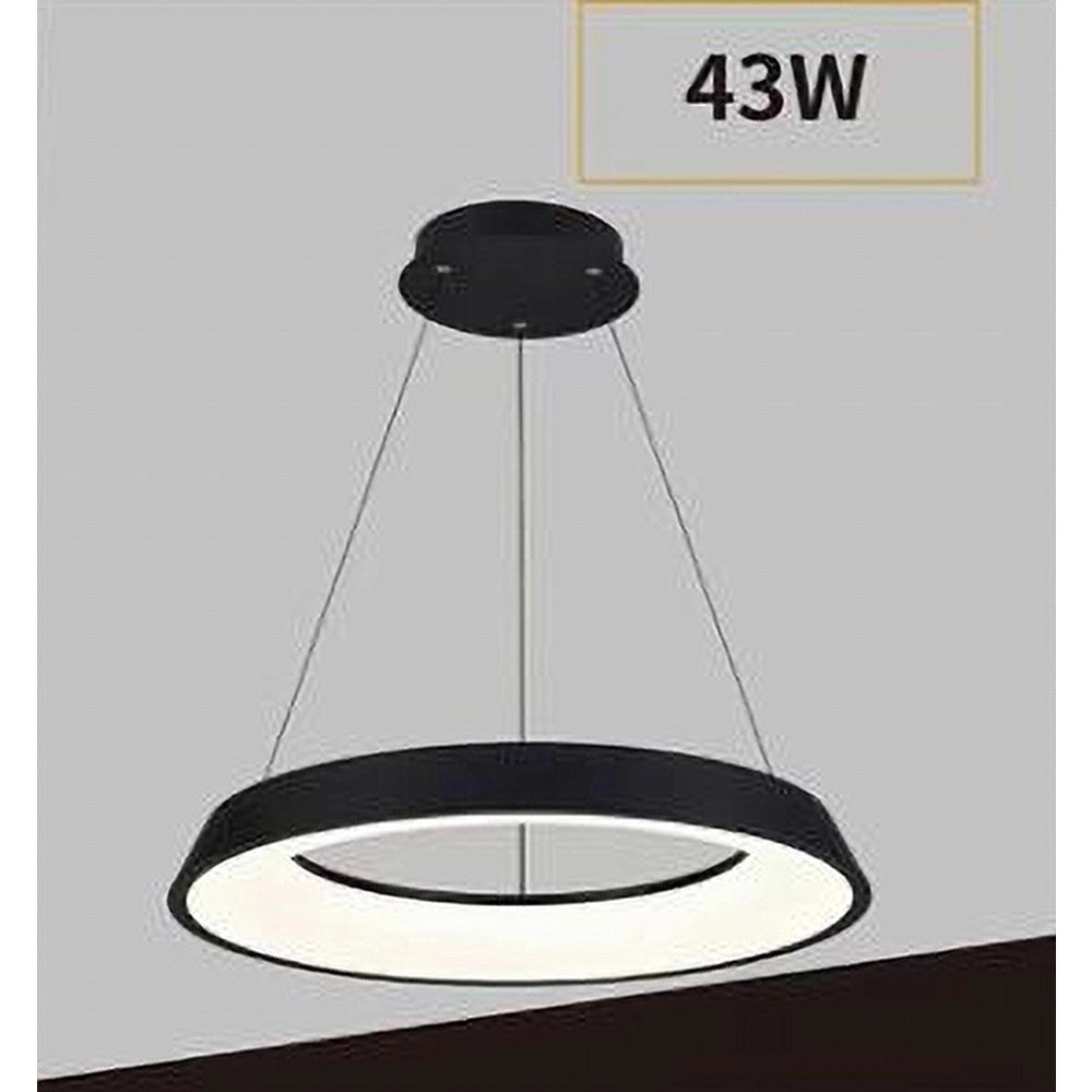 Trade Shop - Lampadario Led 43w Tre Colorazioni Luce Lampada Da Soffitto Ultra Moderno A71-3c -
