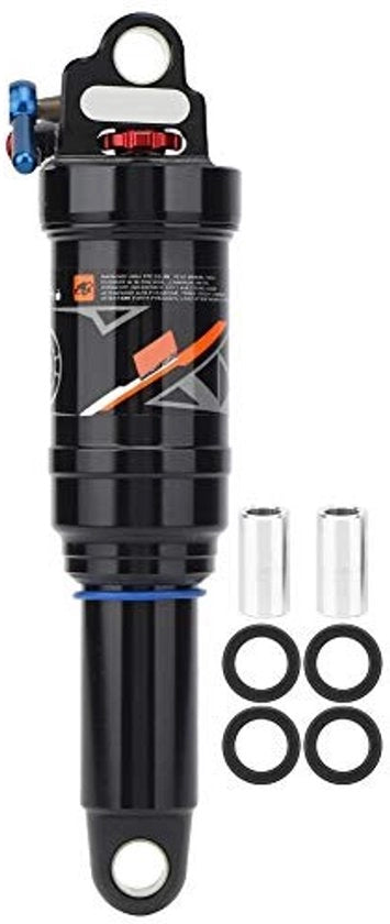 Sospensione Posteriore Shock Absorbiente Aria con Blocco Fuori - Fodera MTB - Lega Alluminio - Pressione Aria Regolabile - 165mm/190mm/200mm