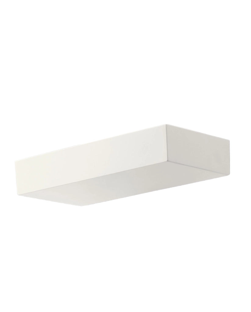 Emma Lampada da Parete LED 27W 3000K 2250lm Alluminio Bianco 28x16,5x5cm - Applique di Design Moderno per Illuminazione Interna Dimmerabile