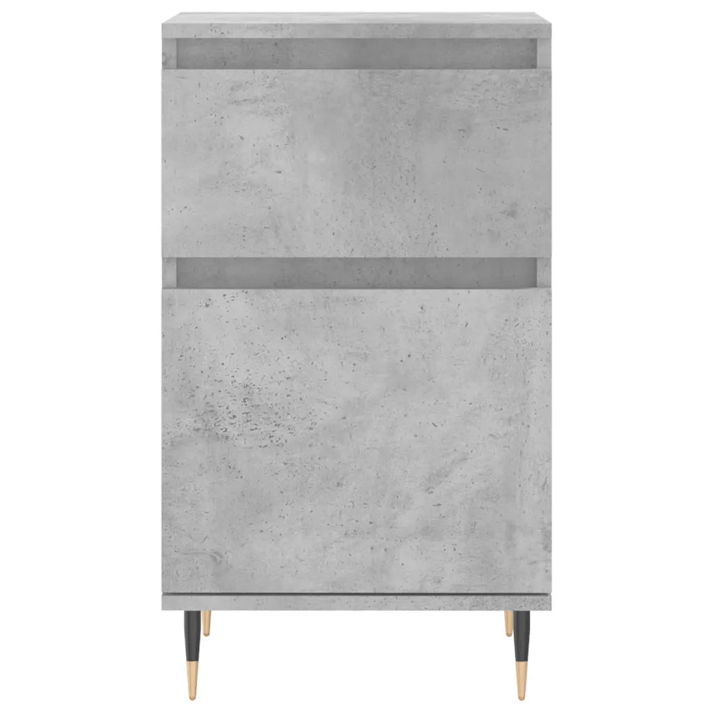 Credenze 2 pz | Madia | Buffet da pranzo | Armadio da pranzo Grigio Cemento 40x35x70 cm in Legno Multistrato