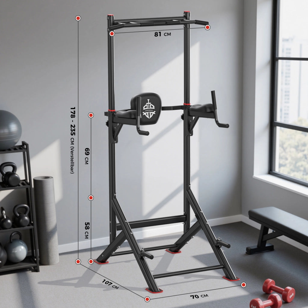 Power Tower per Palestra Domestica ¨C zephmum ¨C Attrezzo per Dip e Trazioni 204 kg