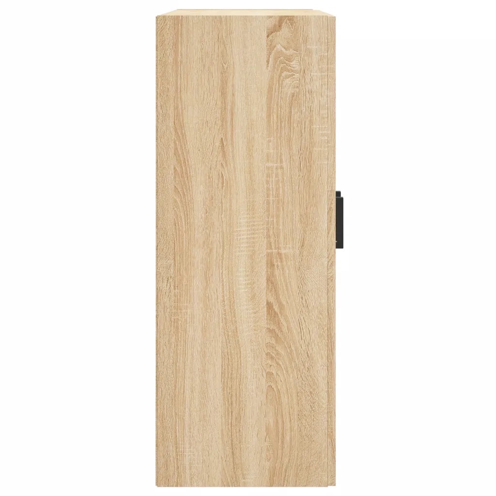 vidaXL Mobile a Parete Rovere Sonoma 69,5x34x90 cm Legno Multistrato