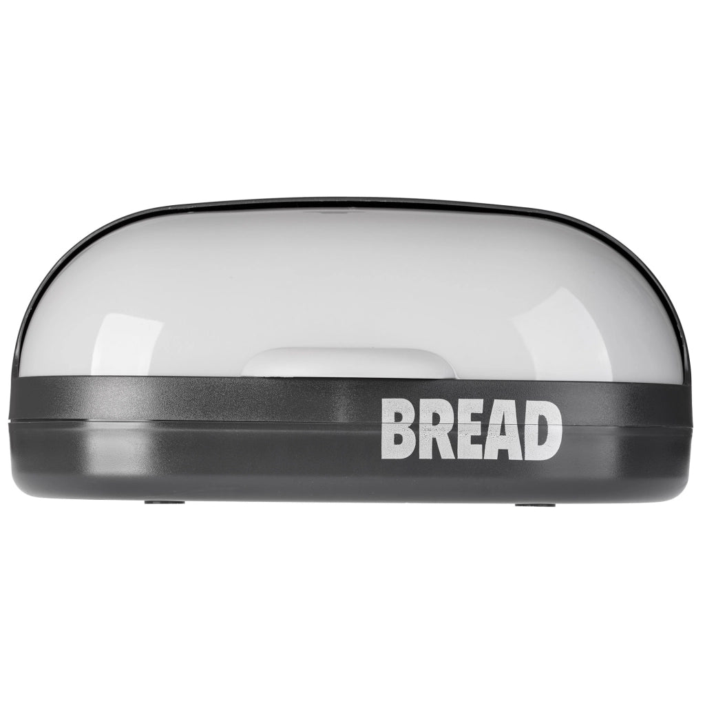 Contenitore per pane KADAX grande con coperchio, colore grigio, moderno.